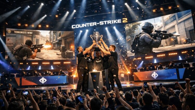 Team Vitality viert overwinning in Counter-Strike 2 terwijl de esports-scene in 2025 explodeert.