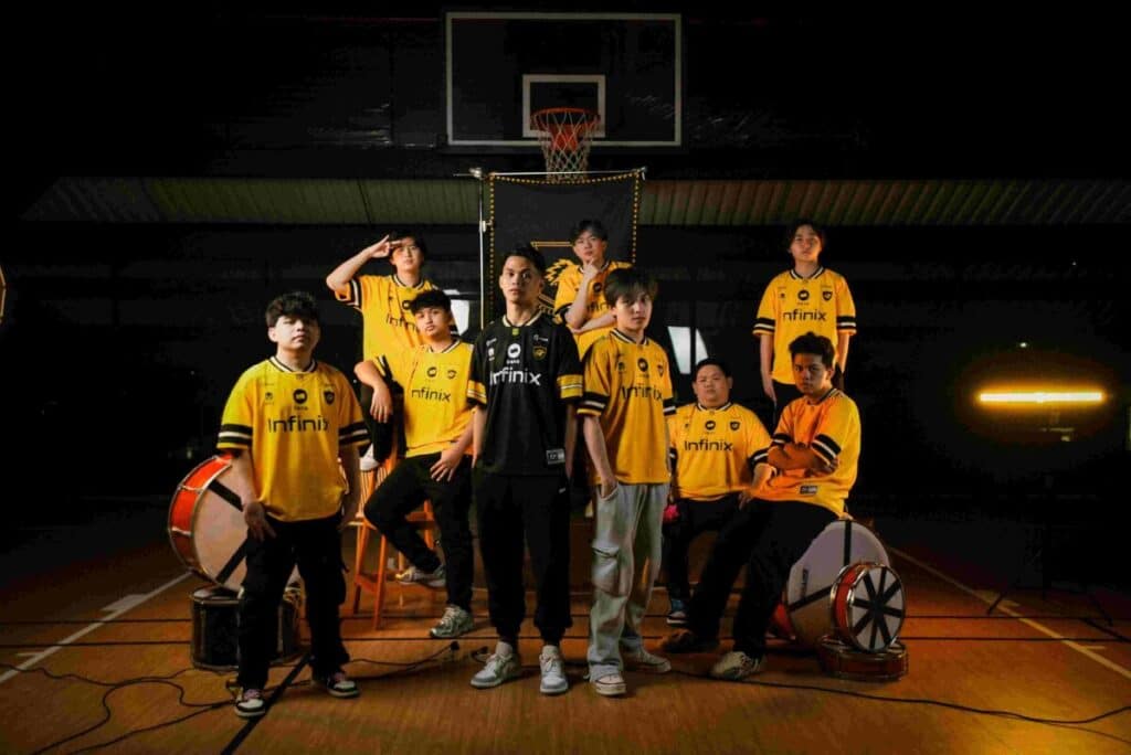 ONIC Esports voor hun grote match bij MPL Indonesia (1)