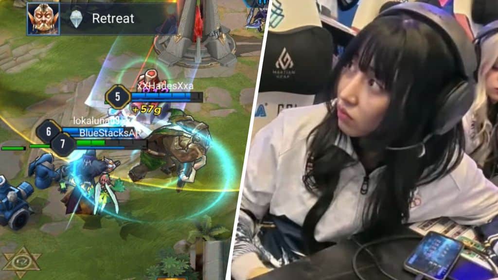 Tokyogurl tijdens de SEA Games voor Arena of Valor esports