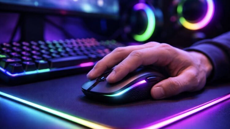Logitech X2 Superstrike muis gebruikt door CS2 profs tijdens PGL Cluj Napoca 2026.
