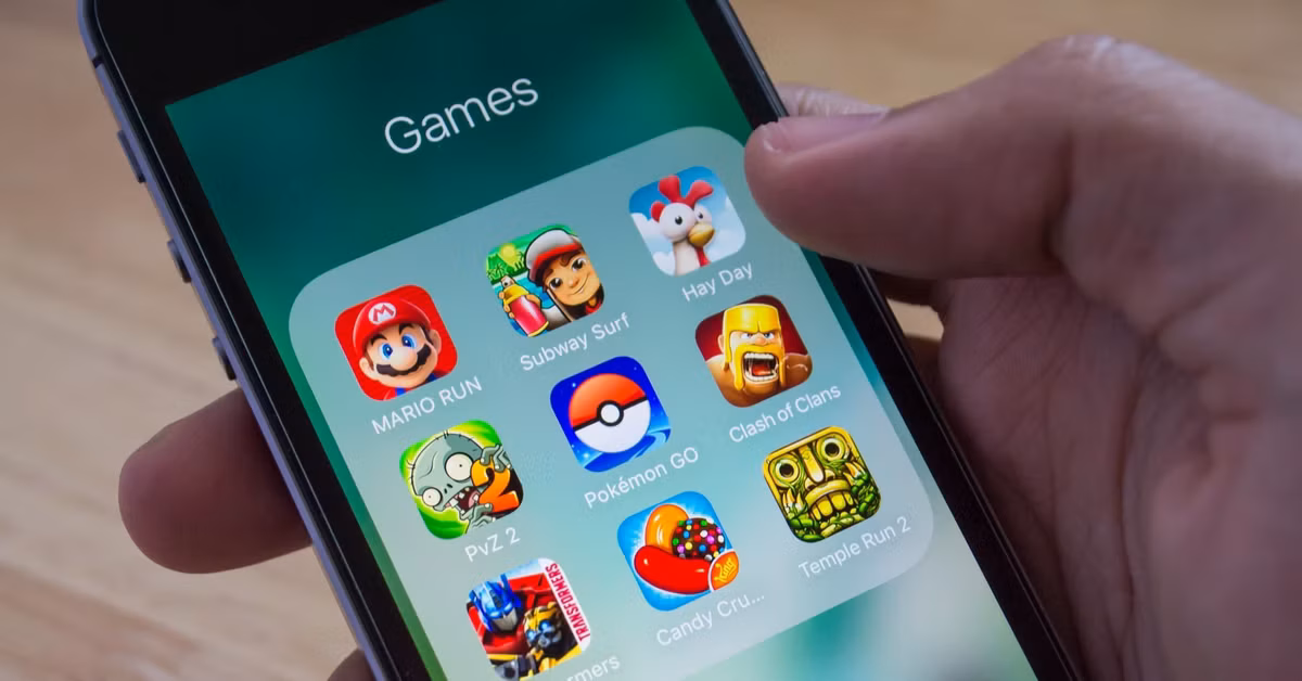 Mobiele games gokreclame