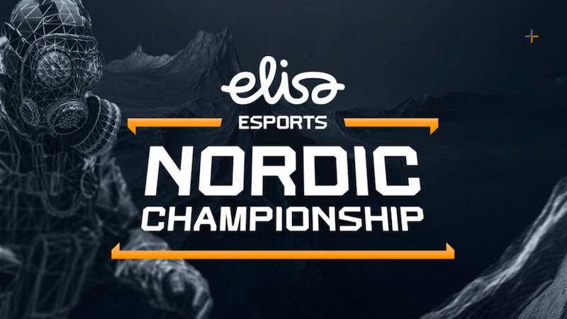 Officiell logga för Elisa Nordic Championship 2025, CS2-turnering.