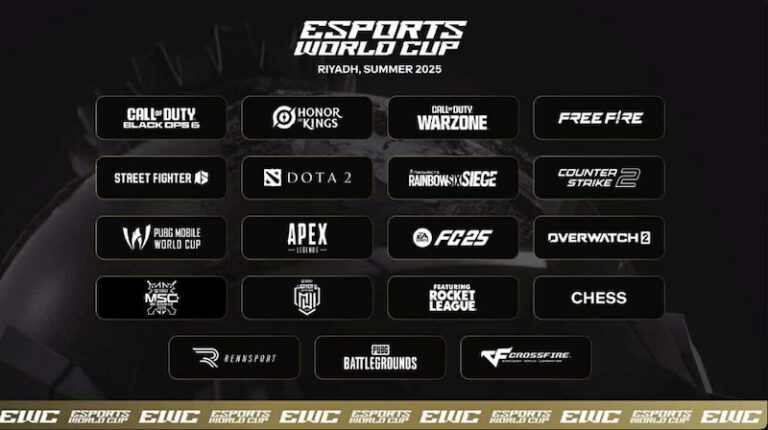 Esports World Cup 2025: Rekordstor prispott och fler grenar