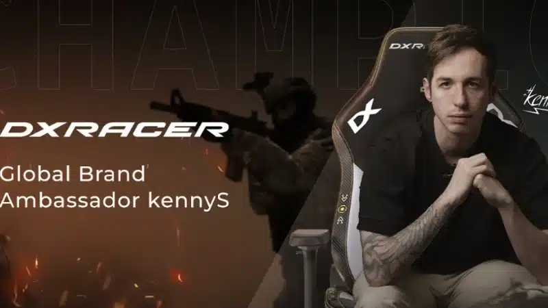 DXRacer logo och foto av kennyS