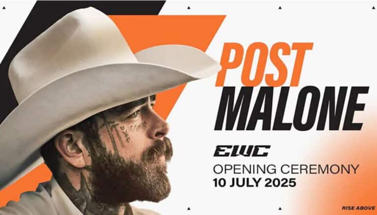 Post Malone inviger Esports Worlds Cup 2025 med häftig show