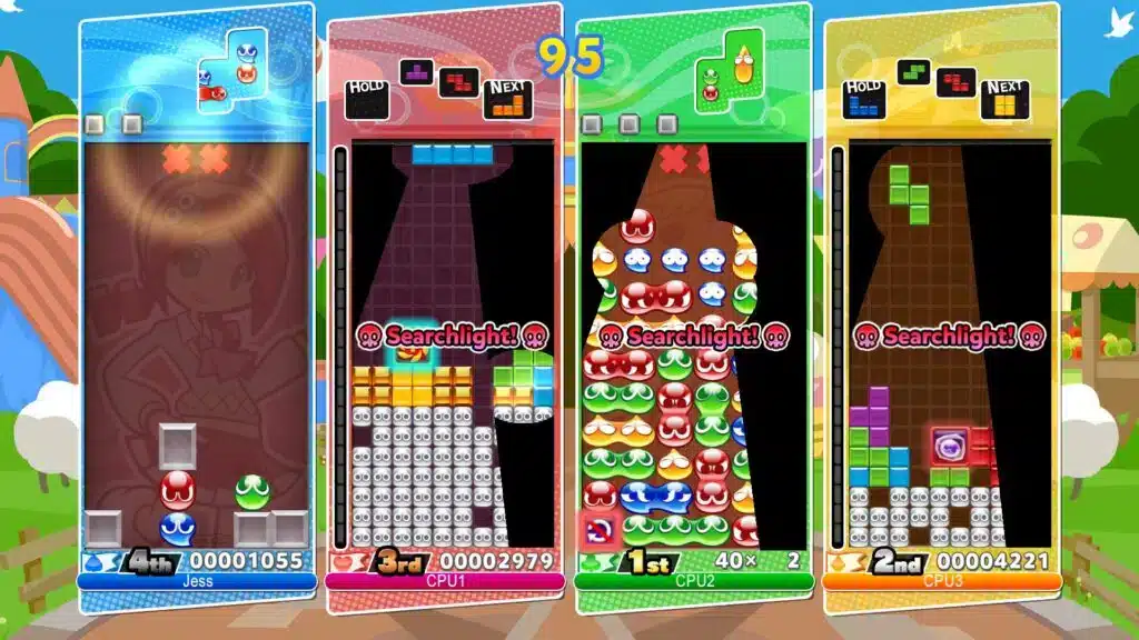 Puyo Puyo Tetris på SEGA i modernt tävlingsformat