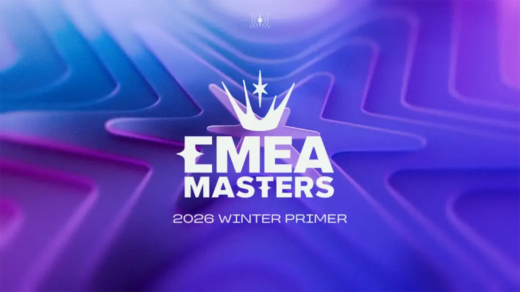 Formatet klart för EMEA Masters Winter 2026, kopplas till Esports World Cup