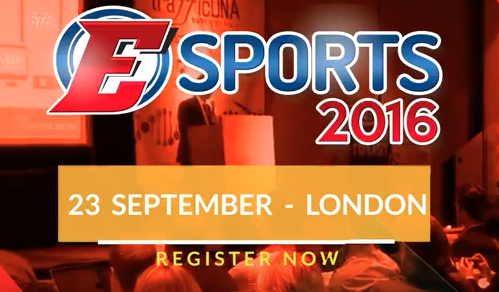 Sweetpatch TV will speak at the Esports 2016 Conference in London