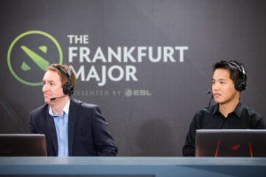 ReDeYe hosting the Dota 2 Frankfurt Major. Credit: ESL