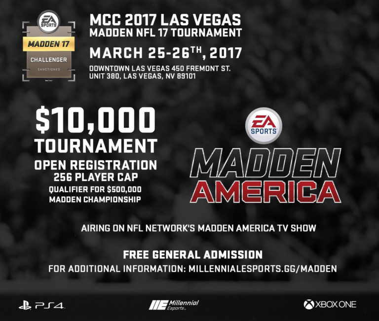 Millennial Esports brings $10,000 Madden Tournament to Las Vegas
