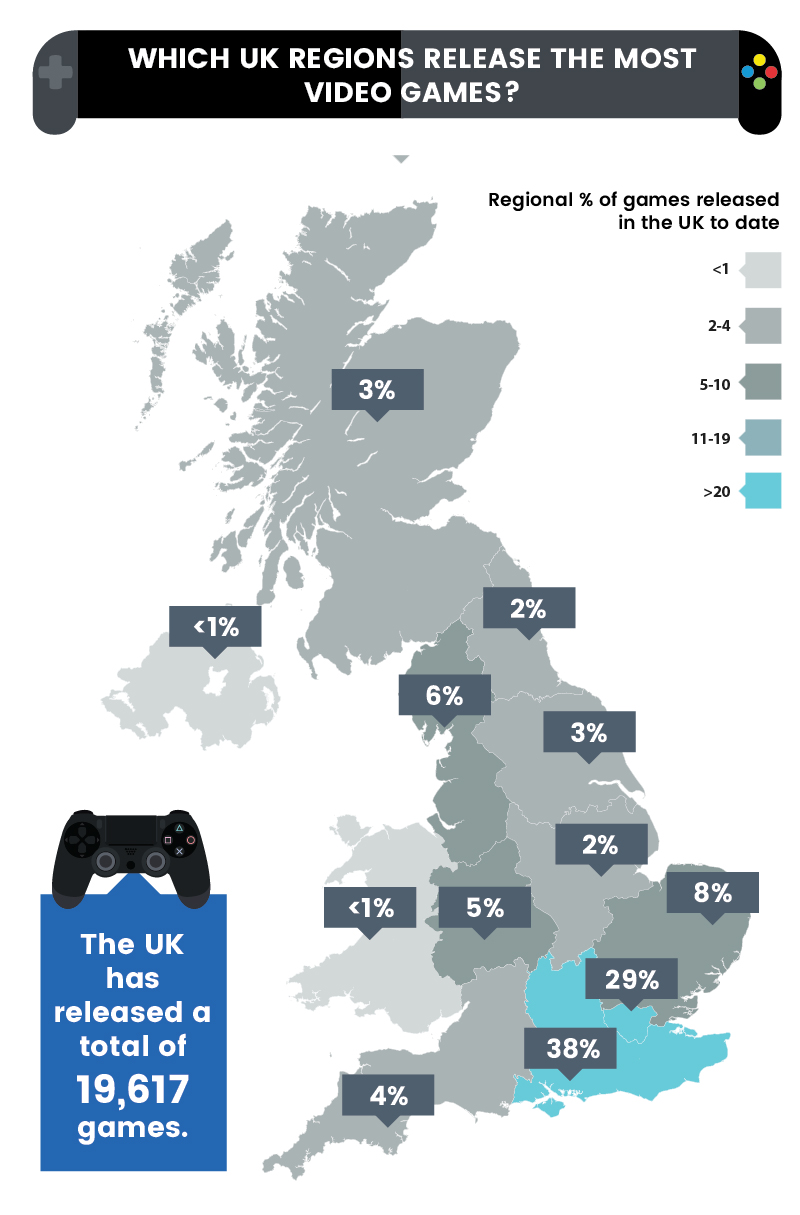 UK games industry map