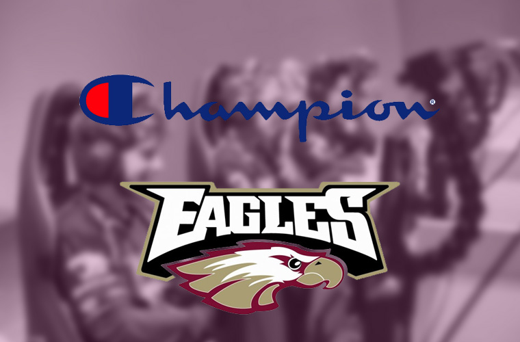 RMU Eagles announce Champion as sponsor for 2019