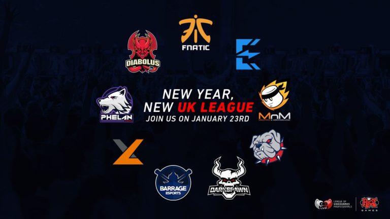 LVP UK returns for 2019, adds Fnatic & exceL academy rosters