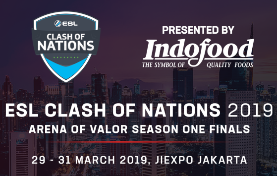 ESL announce Arena of Valor 'Clash of Nations' in Jakarta
