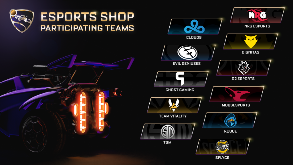 Rocket League Esports Shop