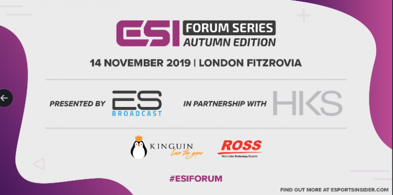 Hear from ES Broadcast, ESL, Kinguin, Vitality & more at final ESI Forum Series