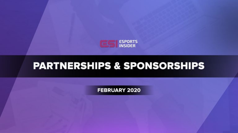 Esports partnerships and sponsorships highlights for February 2020