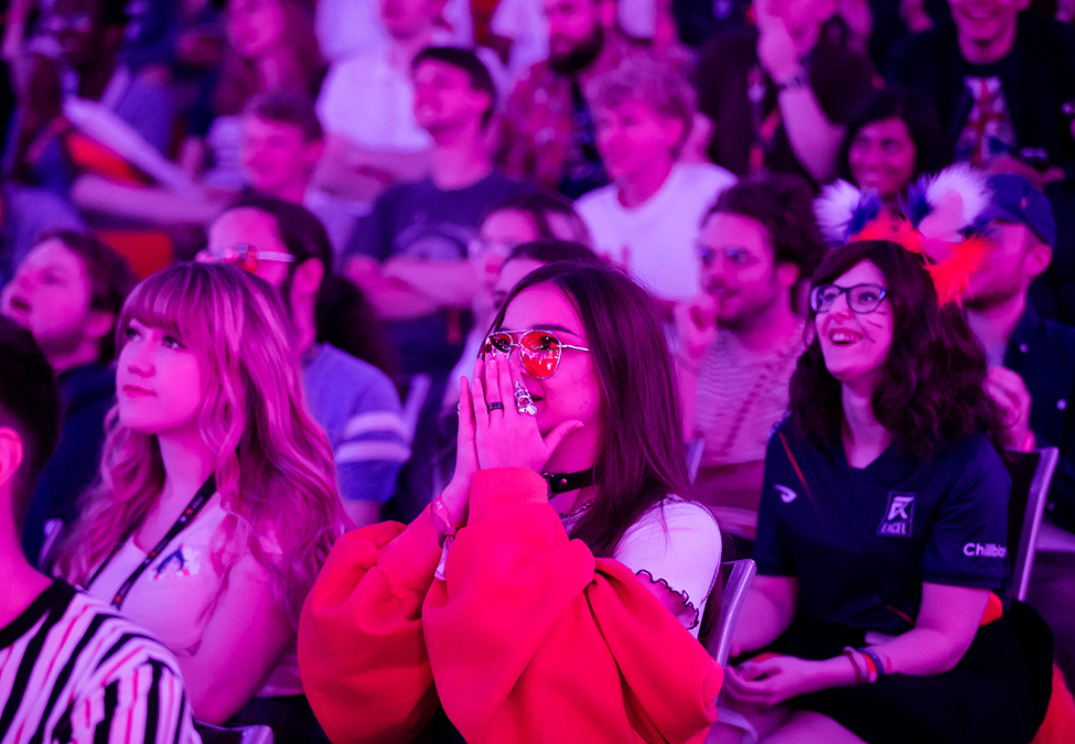 Fans on the edge of their seats during the 2019 UKLC Summer Split Final.