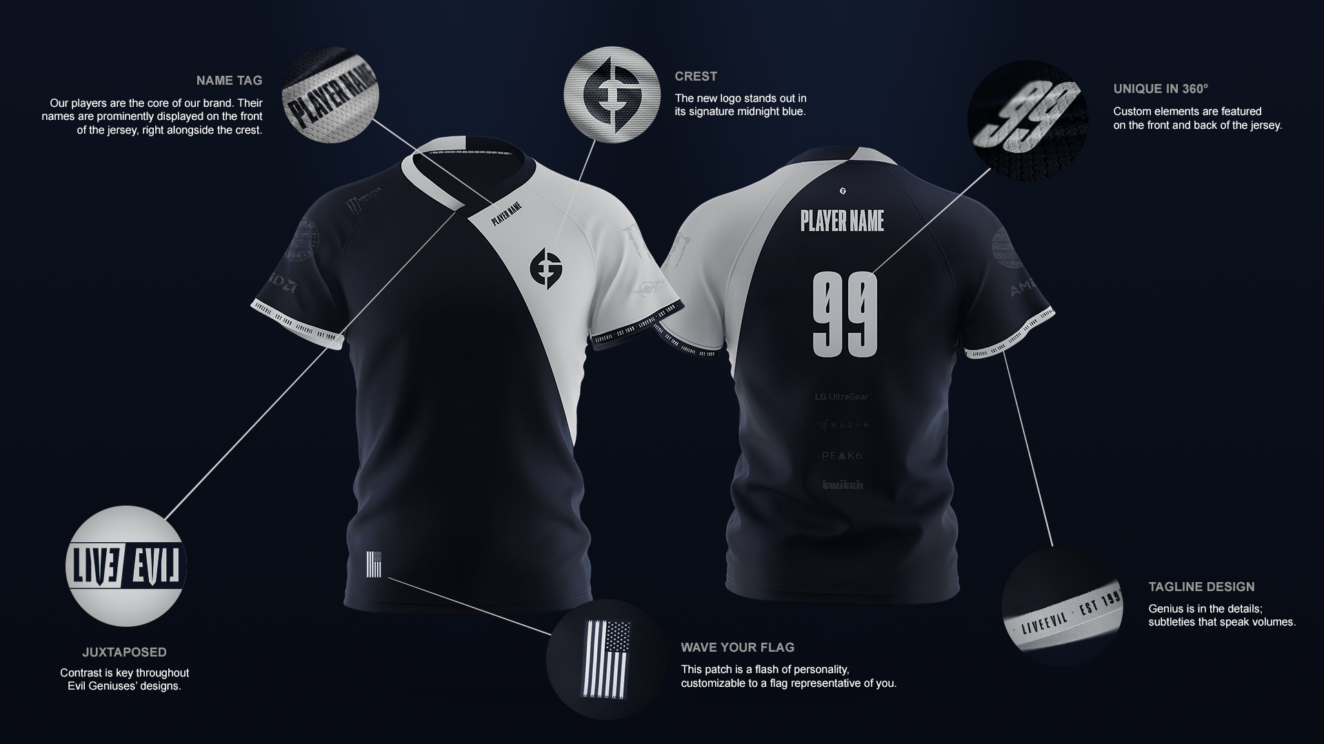 Evil Geniuses new jersey