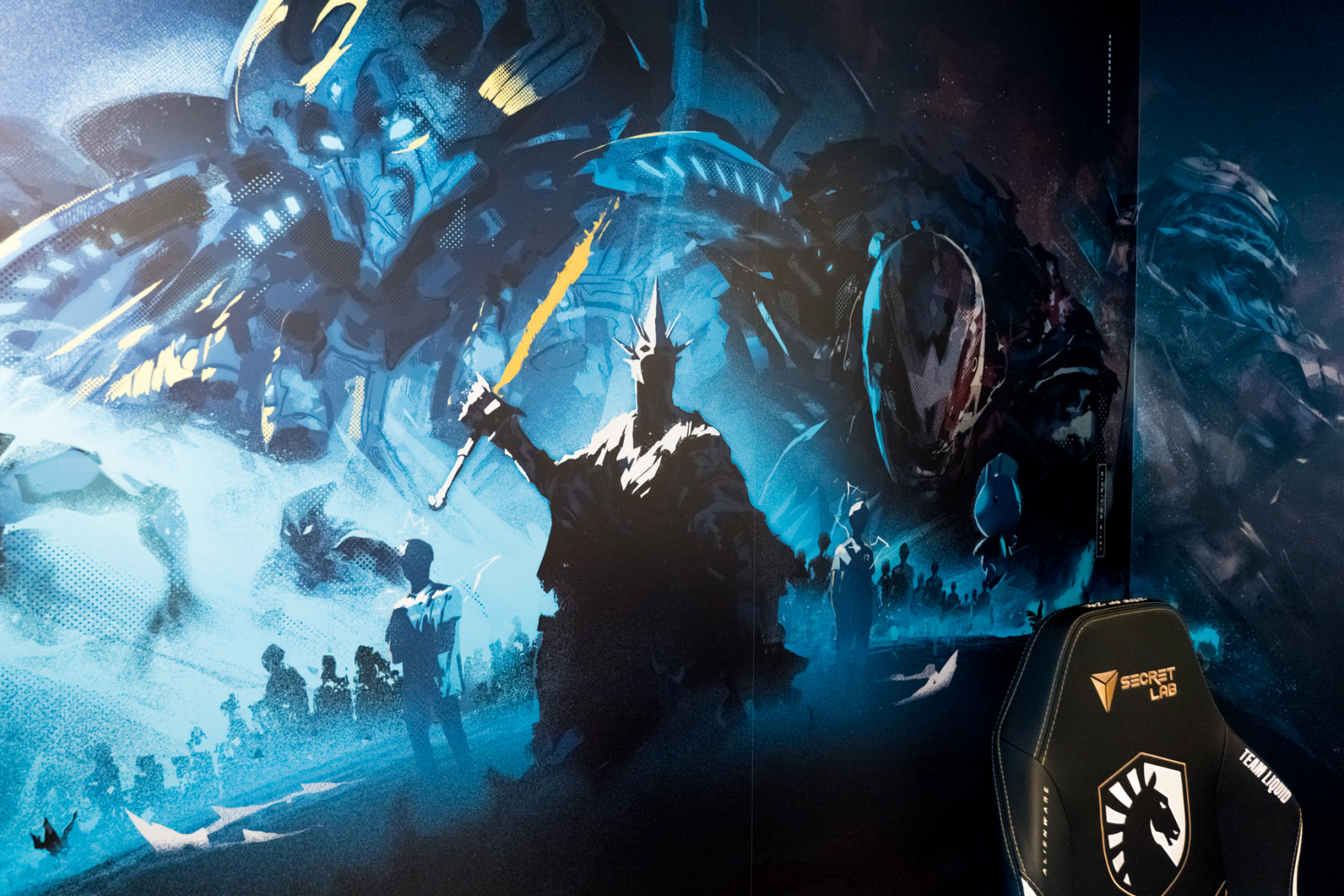 Alienware Training Facility EU - Team Liquid Victor's Office Mural