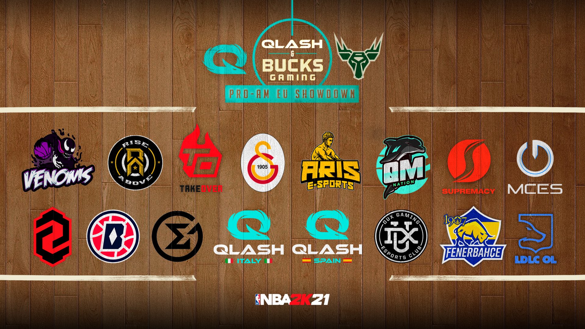 Bucks Gaming teams with QLASH for European NBA 2K competition Bucks Gaming teams with QLASH for European NBA 2K competition