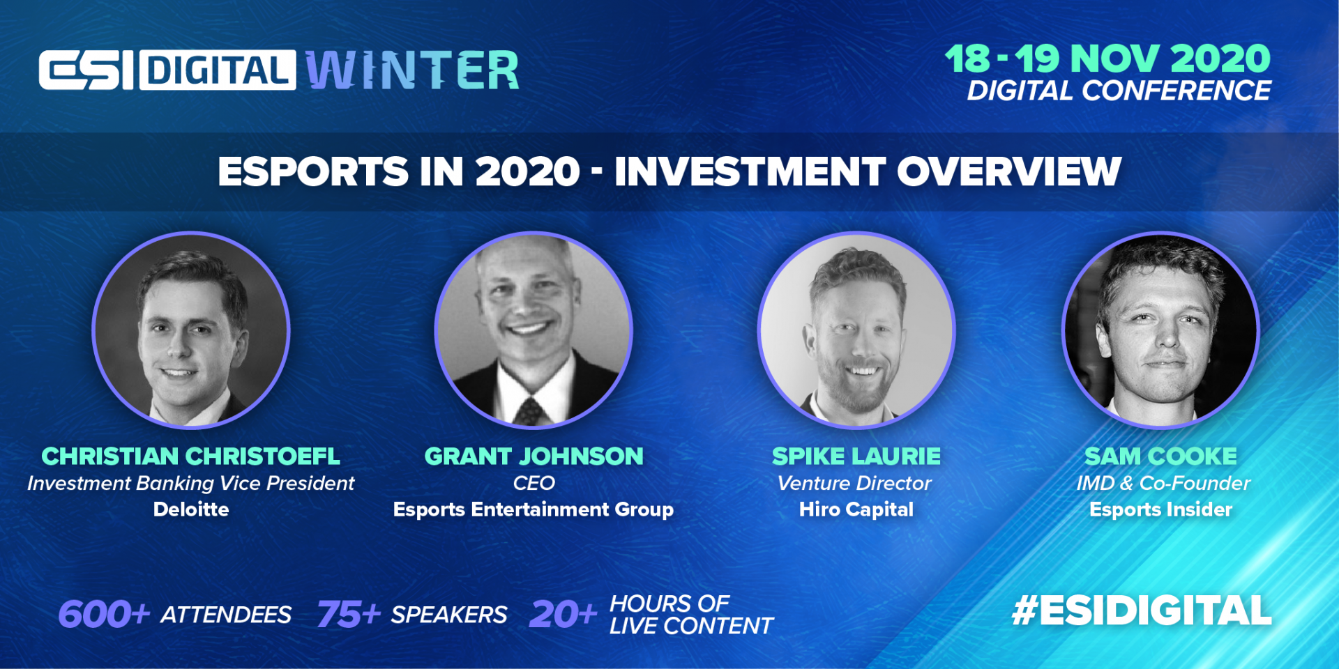 ESI Digital Winter Local Economic Impact of Hosting a Major Esports Tournament Panel