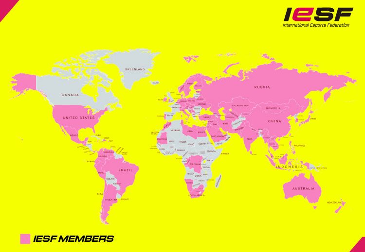 IESF adds seven more member nations, global total hits 100