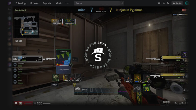 StreamCards Esports Bible Partnership Beta Testing