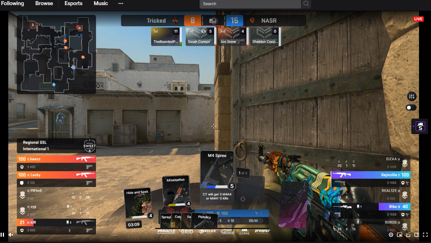 StreamCards CS:GO Twitch Extension