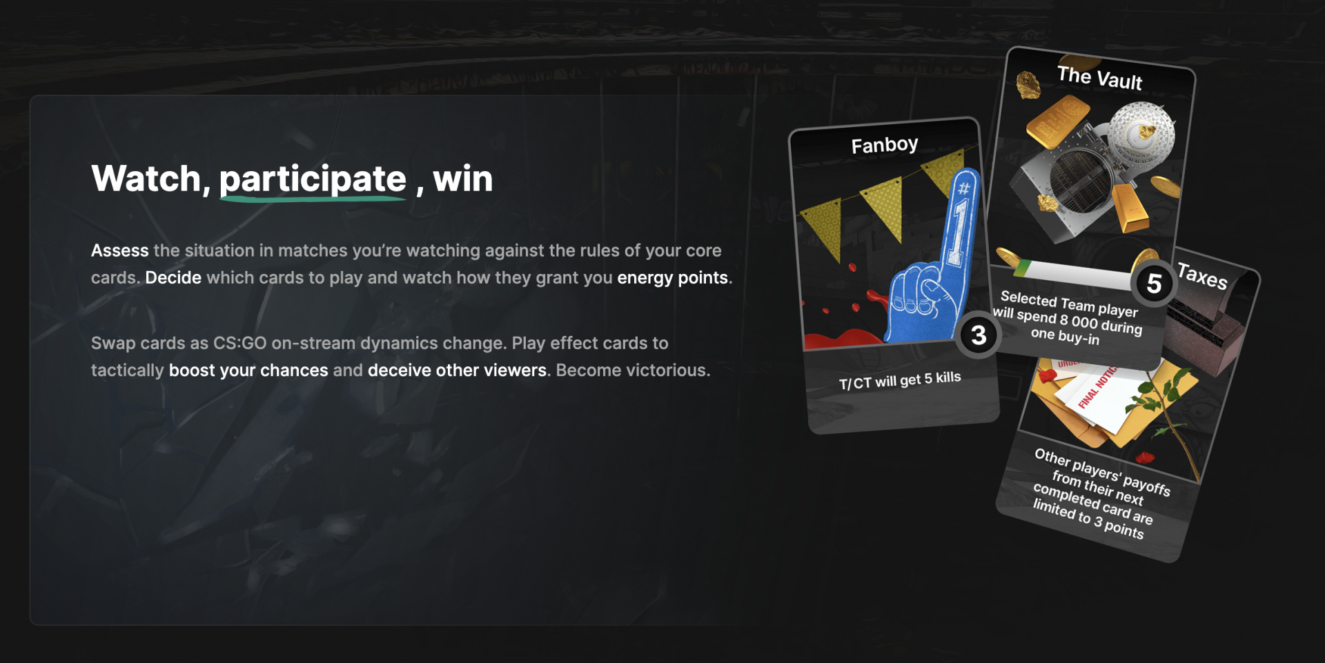 StreamCards Screenshot