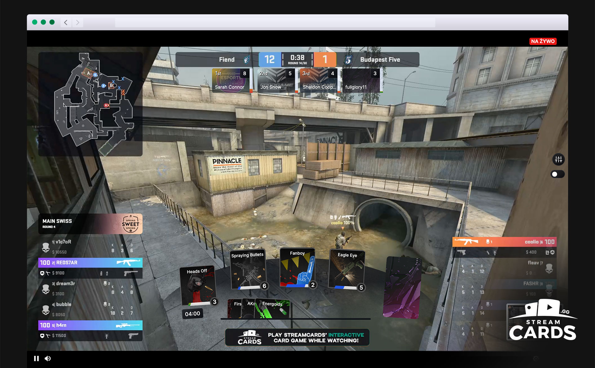 StreamCards Screenshot