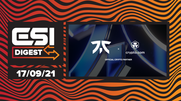 Fnatic partners with Crypto.com, RLCS returns, plus massive esports investments | ESI Digest #60