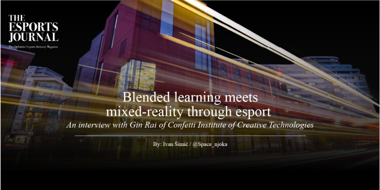 Confetti — Blended learning meets mixed-reality through esport