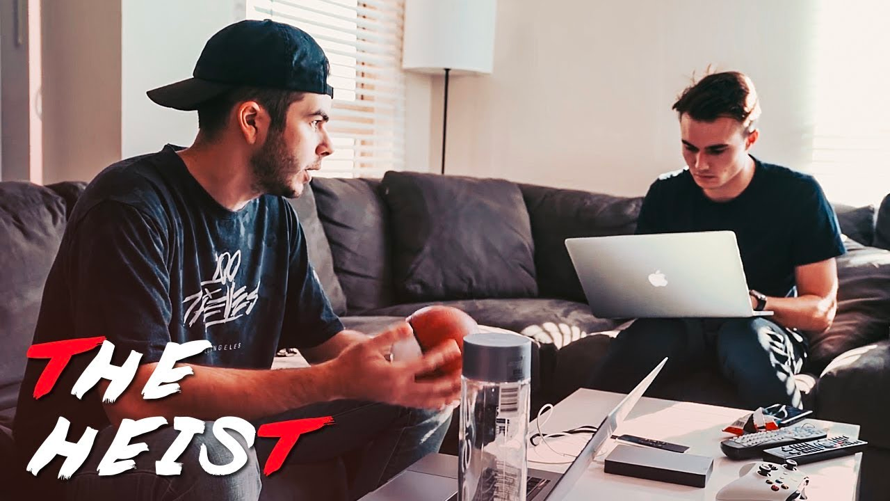 the heist 100 thieves youtube thumbnail