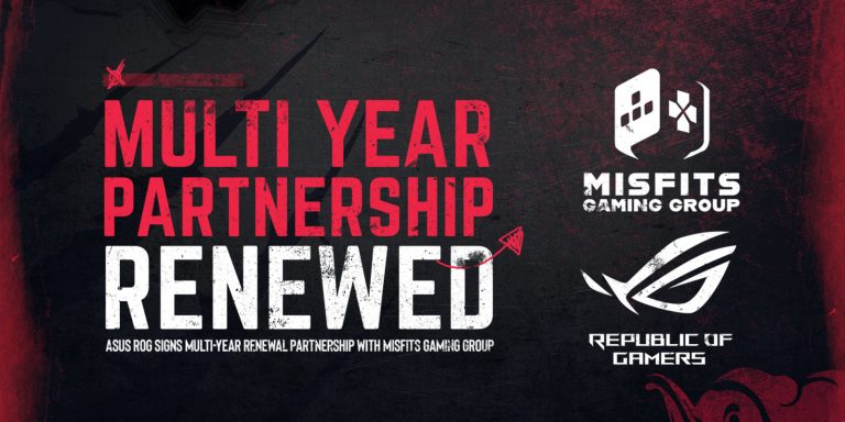 Misfits Gaming Group renews Republic of Gamers partnership