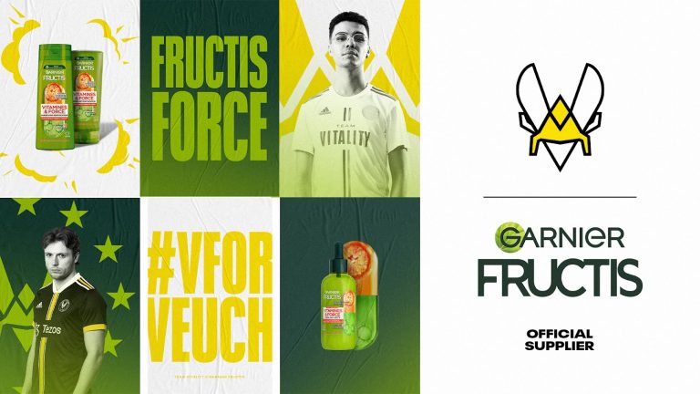 Team Vitality secures Garnier Fructis partnership