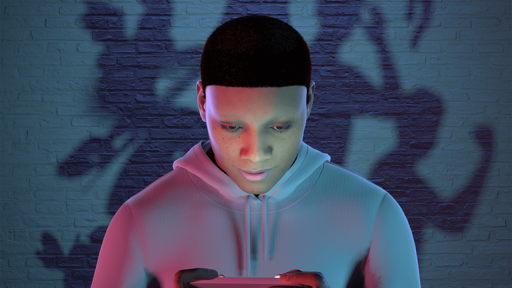 ISFE esports player illustration