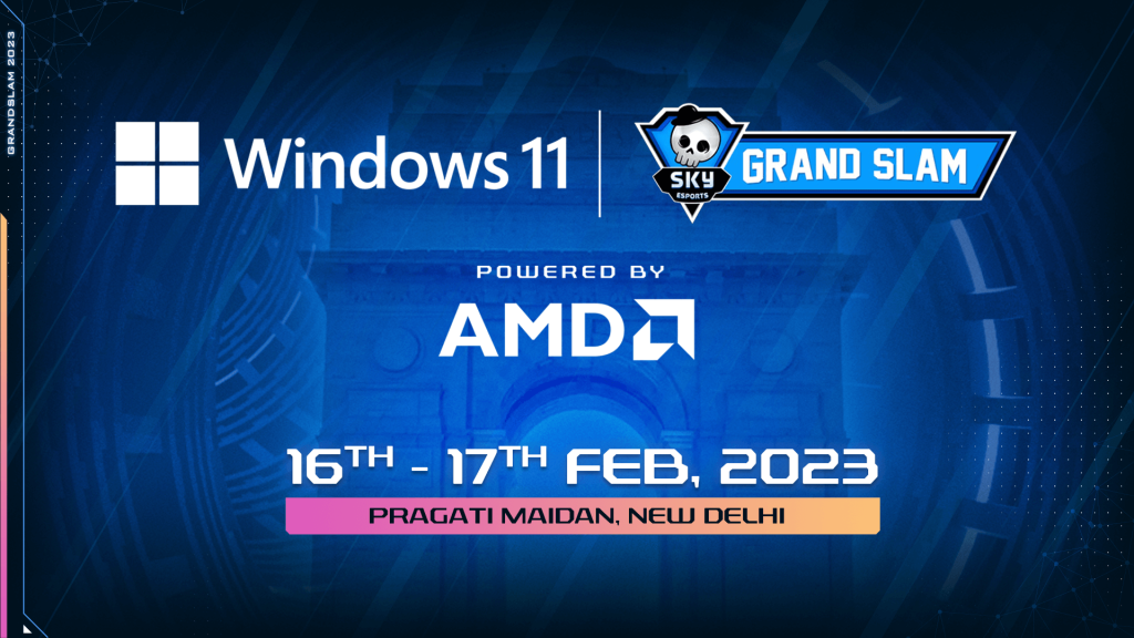 windows 11 skyesports grand slam 2023 key art