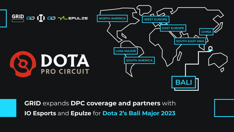GRID partners with IO Esports and EPULZE to handle data for Dota 2 Bali Major