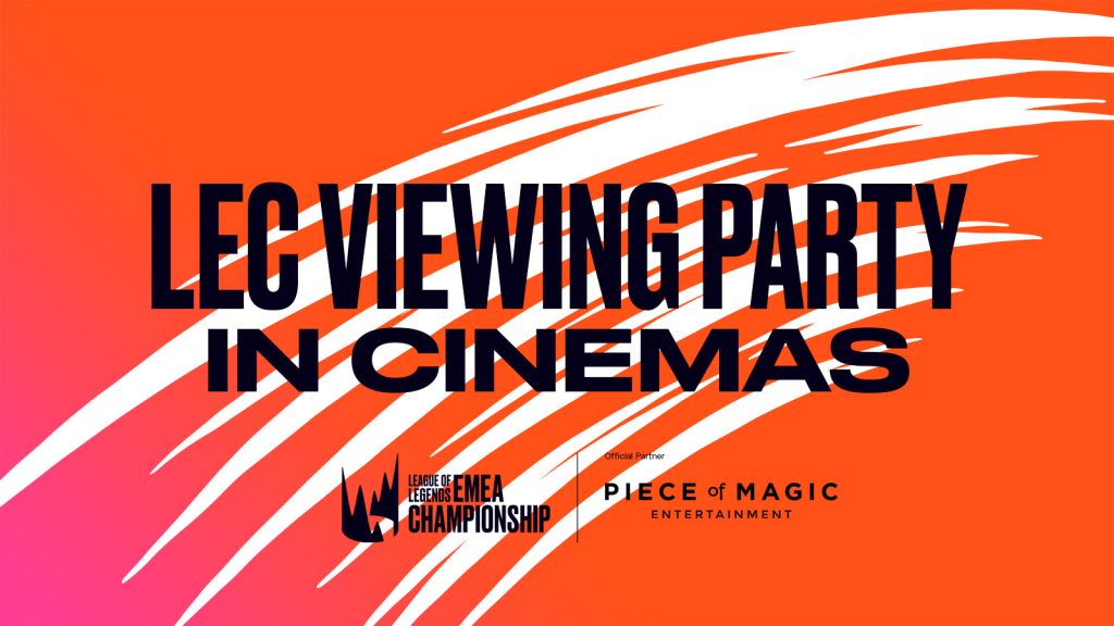 riot games x piece of magic entertainment lec viewing parties 2023