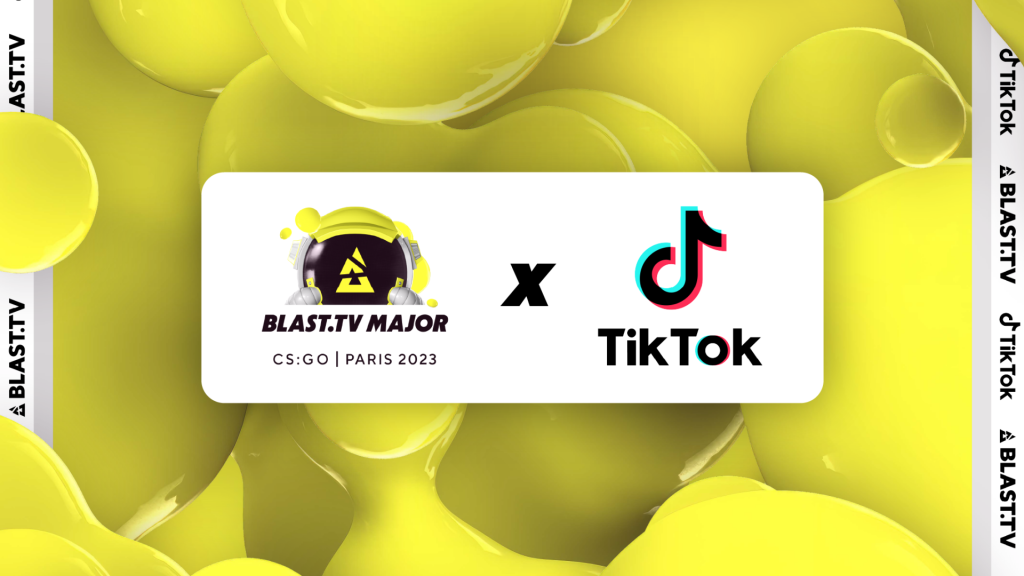 blast partners with tiktok for paris major