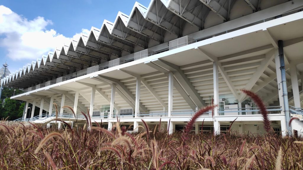 Istora Senayan in Jakarta, Indonesia. Host of Mobile Legends Bang Bang Season 3 Finals
