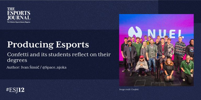 Producing Esports: Confetti and its students reflect on their degrees