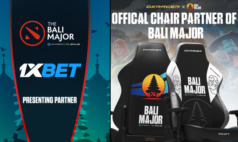 1xBET named presenting partner of Dota 2 Bali Major; DXRacer announced as chair partner