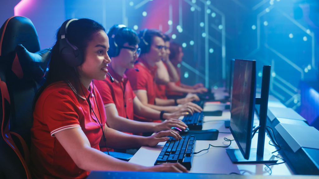 Women gaming