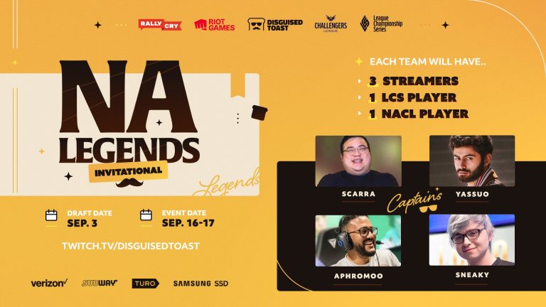 Riot Games and Disguised Toast announce NA League of Legends event