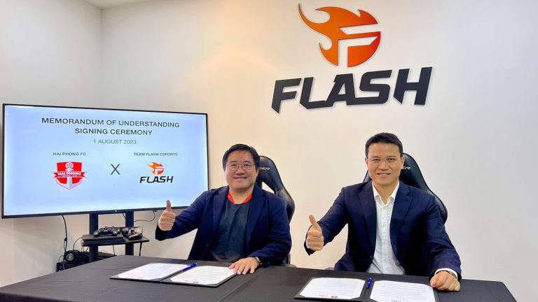 Team Flash scores partnership with Hai Phong Football Club