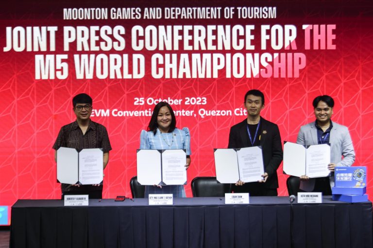 MOONTON partners with Philippines Department of Tourism for M5 World Championship