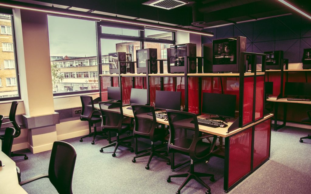 Access Creative College classroom in London