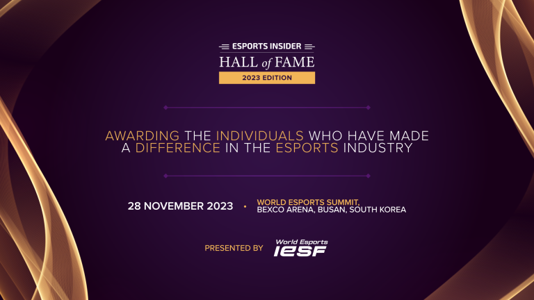 Esports Insider Hall of Fame 2023 part of World Esports Summit 2023 in Busan